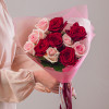 Микс роз красные+розовые
